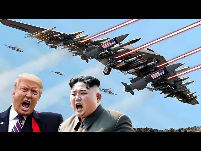 HAPPENING 23 MINUTES AGO! 250 North Korean Buses Arriving in Crimea Ambushed by US Jets