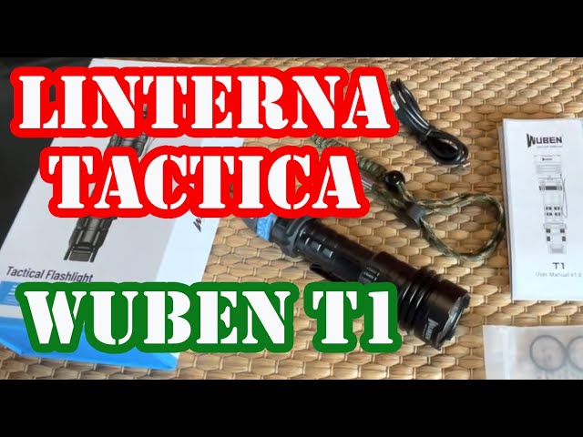 Linterna Táctica Wuben T1 - Linterna Led Potente - Linterna Led Largo Alcance