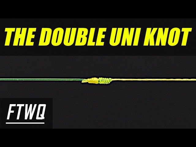 Fishing Knots: Double Uni Knot - How to Tie Braid to Fluorocarbon or Braid to Mono