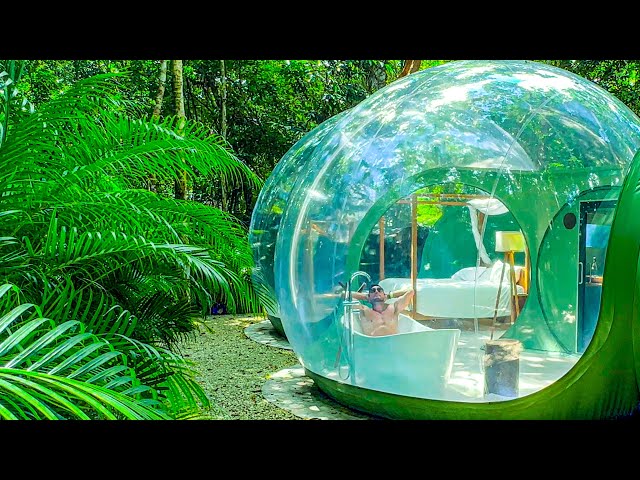 I Stayed at a Luxury Bubble Hotel in Paradise