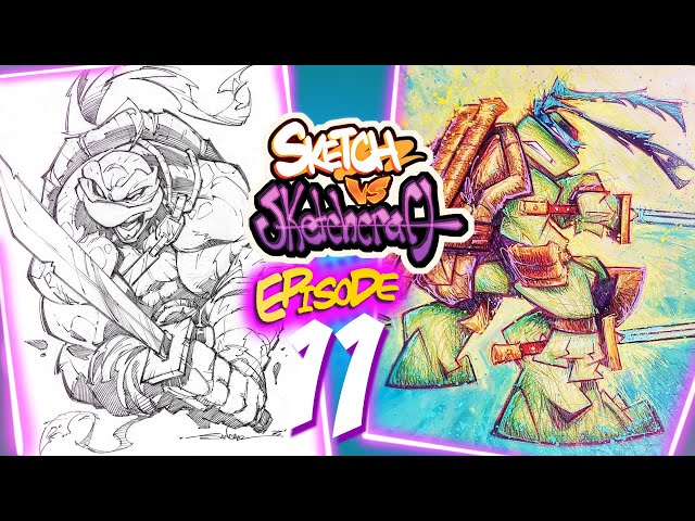 TMNT LEONARDO - Sketch vs Sketchcraft EP. 11!