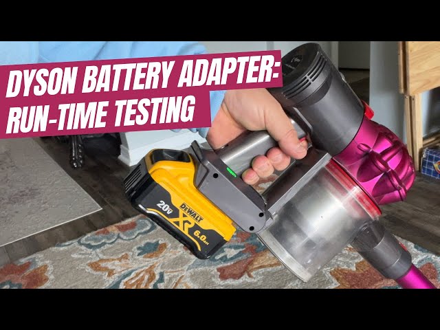 Revive Your Dyson V7: Battery Adapter: Run-time testing: Part 2