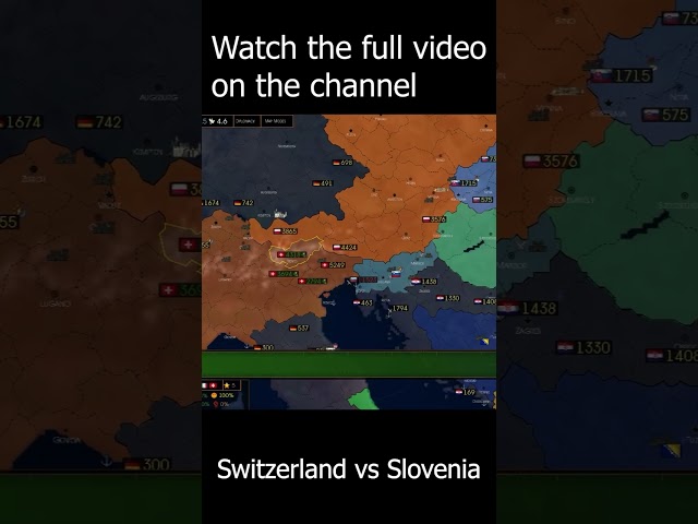 Switzerland vs Slovenia #ageofhistory2 #ageofhistory2ii #europe #ageofhistory #history #historymap