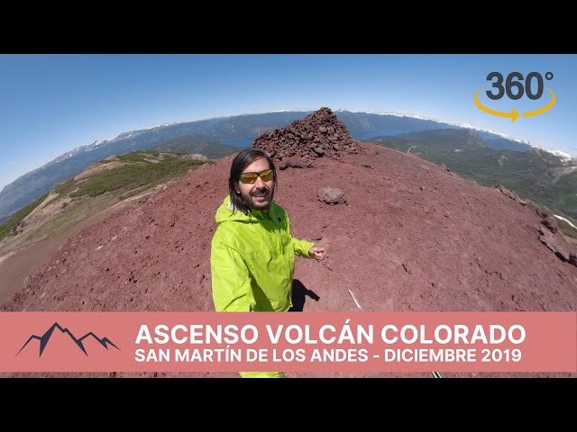 Volcán Colorado en 360º en San Martín de los Andes - Diciembre 2019