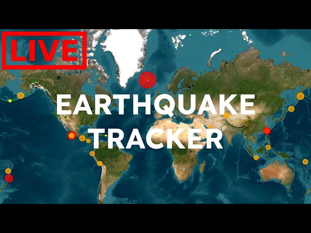 🌎 LIVE Worldwide Earthquake Tracker