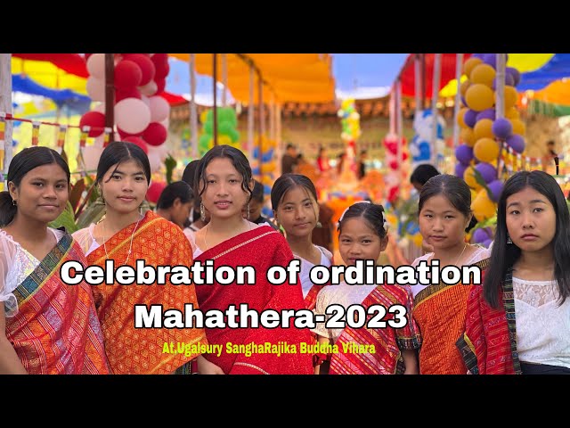 Mahathera Reception Ceremony-2023 || Ven. Subodhi Thera || Ugalsury Sangha Rajika Buddha Vihara