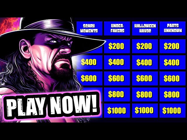 Wrestling Jeopardy! Test Your WWE Knowledge & More