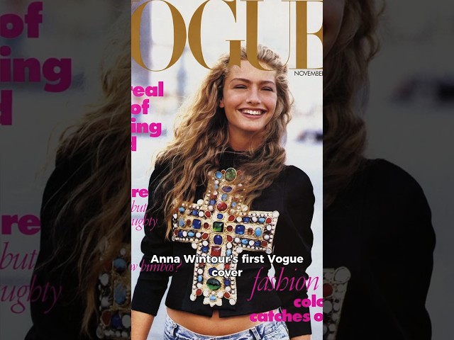 How Anna’s FIRST Vogue cover MADE History?! #fashion #luxury #vogue #annawintour