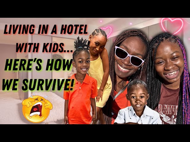 Hotel Check In Struggle + Amazon Wishlist Unboxing & Game Night-Imagine raising kids in 1 small room