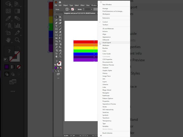 You Won't Believe How EASY it is to Make a Rainbow in Illustrator #trending #adobeillustrator