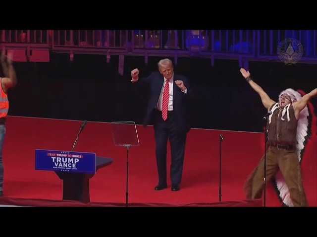 Donald Trump Dances to 'YMCA' at Pre-Inaugural Party