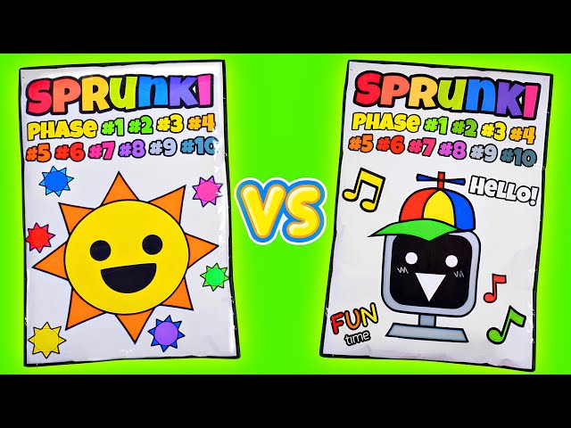 Sprunki Mr.fun VS Mr.sun Blind Bag | phase 1vs2vs3vs4vs5vs6vs7vs8vs9vs10 squishy | ASMR | #blindbag