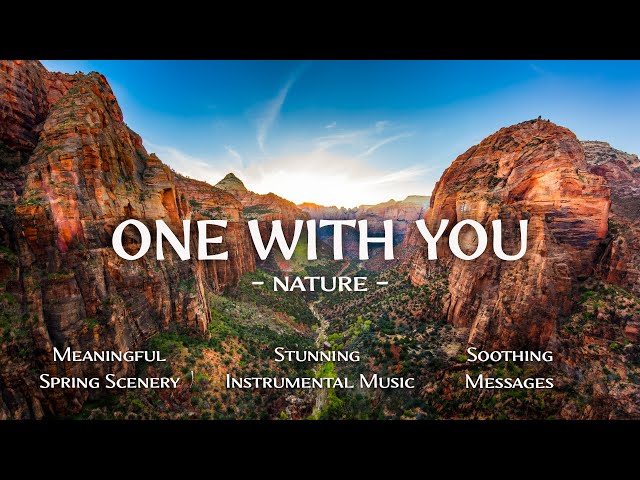 One With You 🌈 Instrumental Worship and Scriptures with Nature Scene 🌿 Christian Instrumental