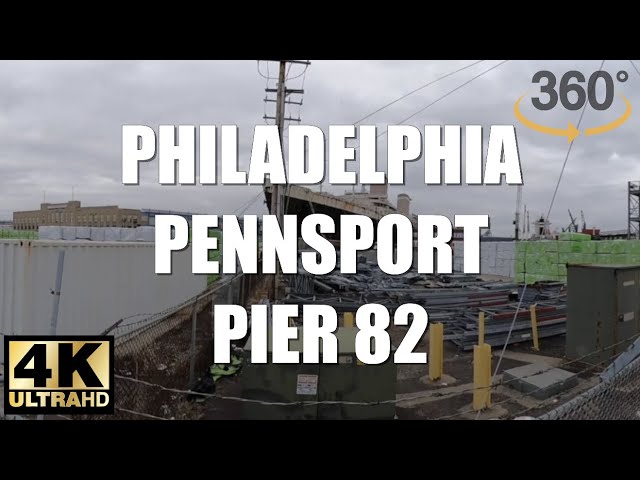 360° VR Huge United States Ship Parked in South Philadelphia | Parking Wars Was Shot Here 4K