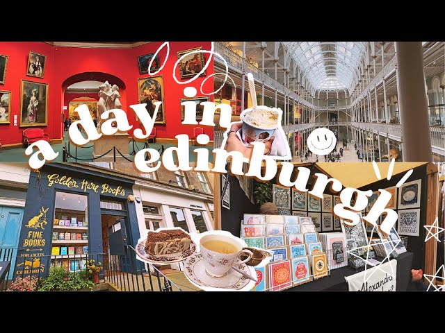 a day in Edinburgh Scotland VLOG | fringe festival vibes, handmade fair & more