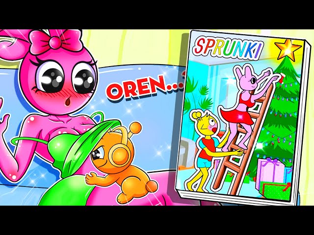 😈Paper DIY😈 Making INCREDIBOX SPRUNKI Game Book 📚  PINKI's LOVE Story With OREN?! - Capa Game Book