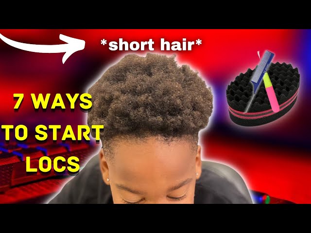 How to start your locs on short Natural hair+pictures🔥🔥Tutorials| Men loc journey