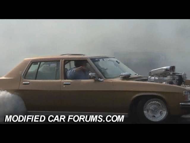 BIGV8 Blown injected bigblock states burnout at Drag Tag