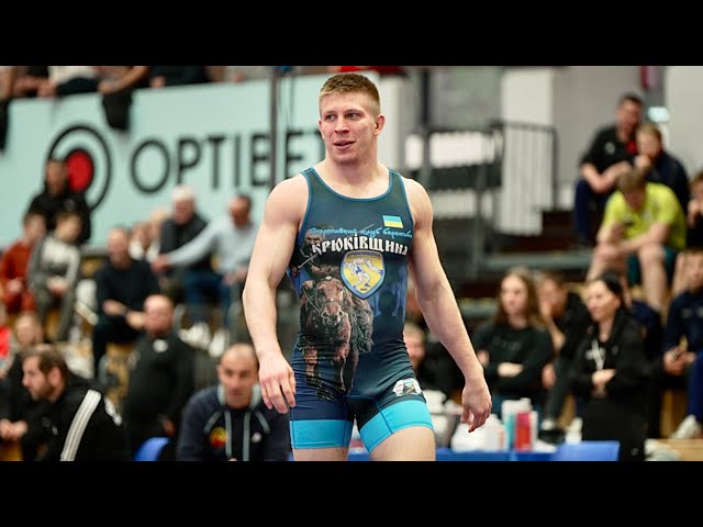 N. Korshia (GEO) vs A. Politaiev (UKR) 72kg. Greco-roman men wrestling.