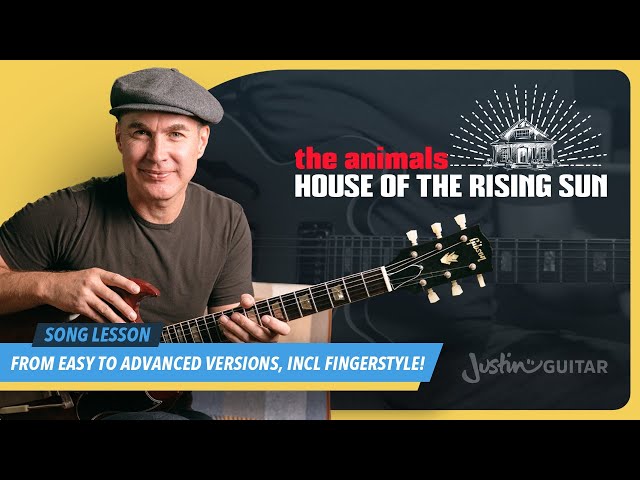 House Of The Rising Sun by The Animals | Easy Guitar Lesson