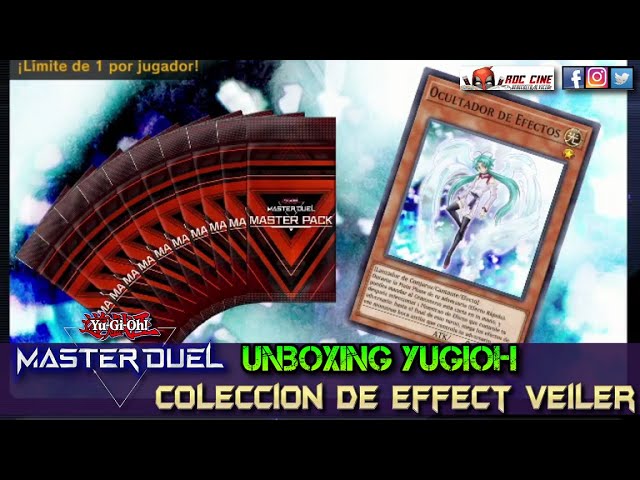 Unboxing cartas Yugioh Master Duel | Effect Veiler Collection Pack | RDC Cine