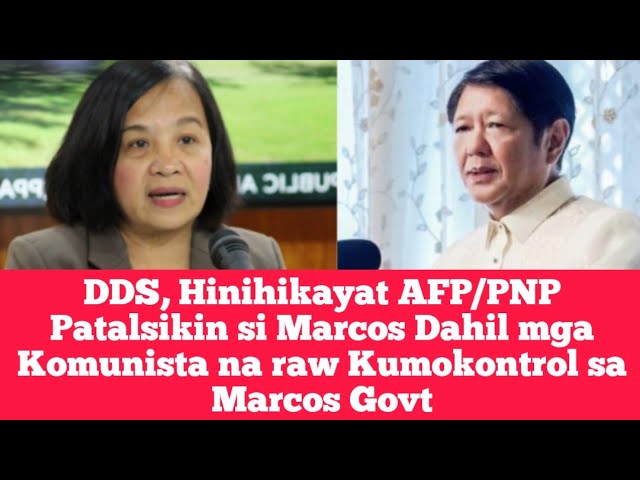 DDS, Hinihikayat AFP/PNP  Patalsikin si Marcos Dahil mga Komunista na raw Kumokontrol sa Marcos Govt