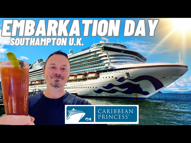 Princess Cruises Caribbean Princess Embarkation Day (Southampton to Norway)