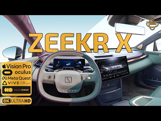 ZEEKR X 2025 five-seat rear-wheel drive long-range version 🚗🔋🔄✨ The highest video quality!