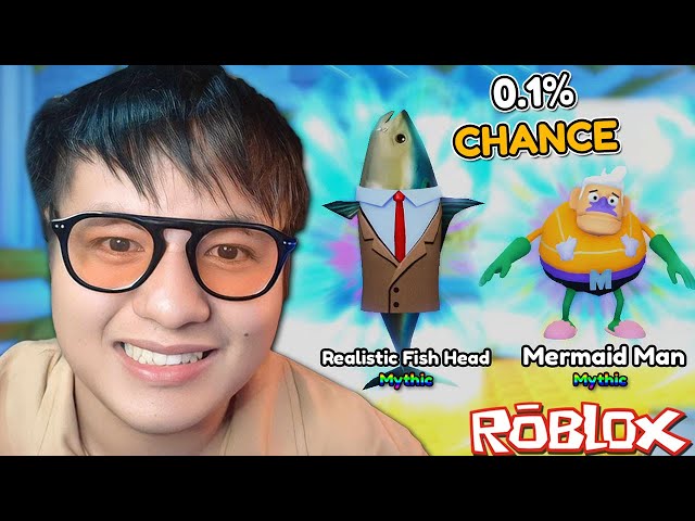 SpongeBob Tower Defense - 0.1% MYTHIC MERMAID MAN & REALISTIC FISH HEAD || ROBLOX