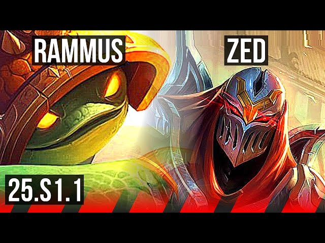 RAMMUS vs ZED (TOP) | KR Diamond | 25.S1.1