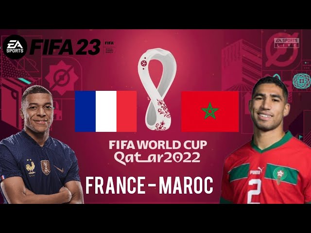 Match coupe du Monde FIFA 23 France - Maroc (2-1)