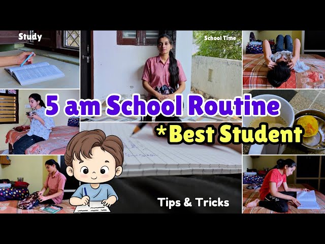 Best Student Morning-Night Routine #school #college