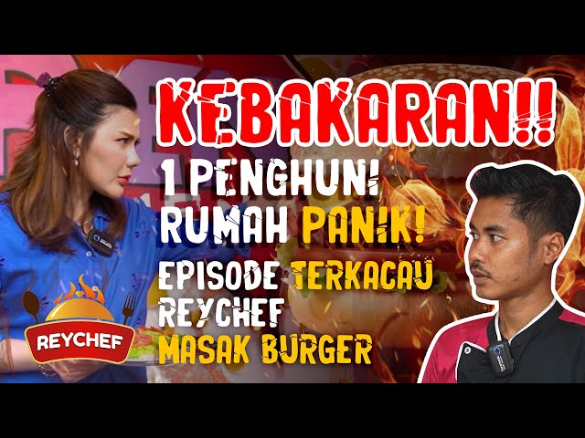 WAH KACAU! Reyhan Hampir bikin 1 Rumah Kebakaran, Hari Paling Sial masak Burger, #reychef #masak