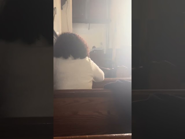 Me at my church yesterday playing the drums at Youth Sunday!!! 🥁🥁🥁🥁❤️❤️❤️🤗🤗🤗😁😁