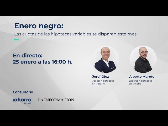 Consultorio iAhorro | 'Enero negro': la revisión de la hipoteca más cara del año