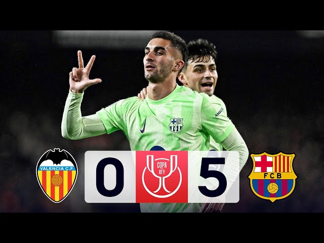 VALENCIA 0-5 BARCELONA, COPA DEL REY QUARTER-FINAL, 2025