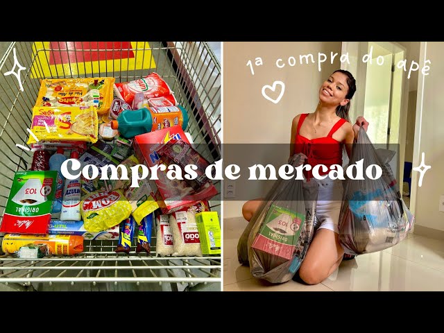 ✨ Compras de mercado novembro 2023 | 1ª compra do apê ❤️