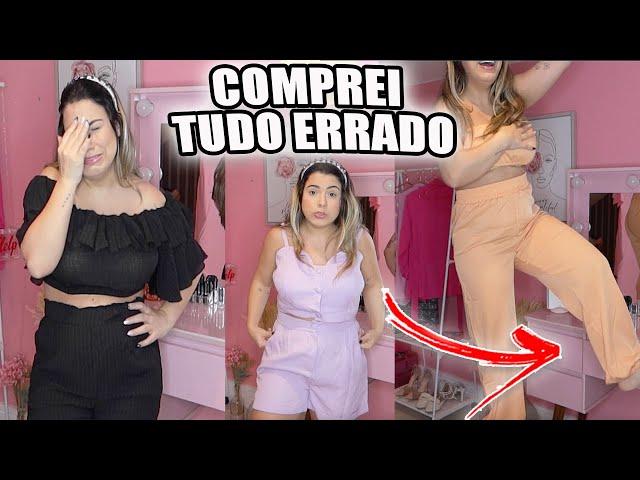 PROVANDO ROUPAS DA SHEIN * decepção e surpresa nas comprinhas  | Kathy Castricini