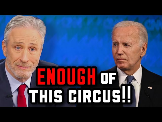 Democrats STUNNED!! Jon Stewart TURNS on Biden: 'I'm DONE!