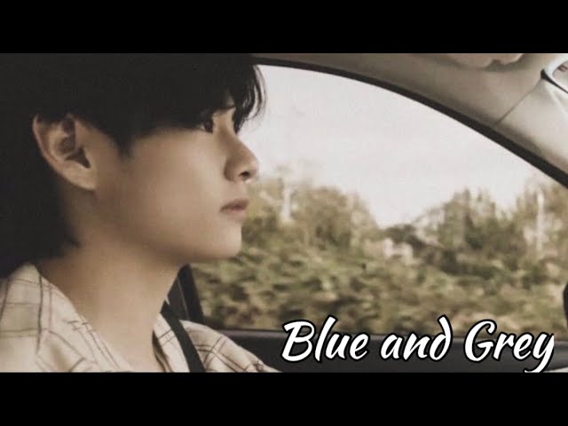 Kim Taehyung - Blue and Grey (English version) lyrical video💜