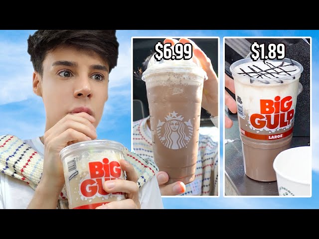 Making Starbucks Drinks at 7-Eleven Coffee Station for $1.89