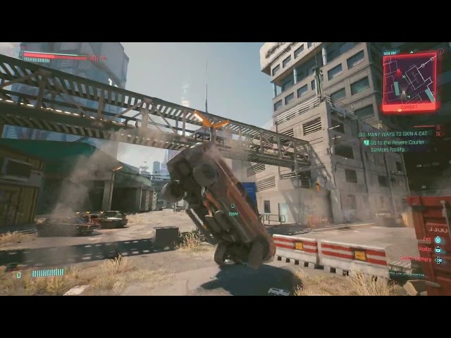 Cyberpunk 2077 Physics Bug