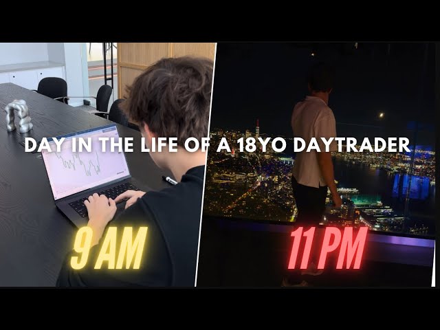 REALISTIC Day In The Life Of A 18 Year Old Day Trader (10.3K DAY!)