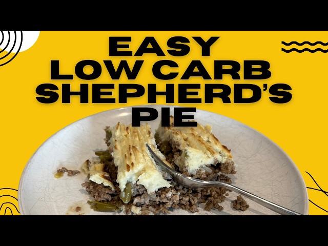 Easy Low Carb Shepherd’s Pie Recipe (Won’t Spike Blood Sugar).