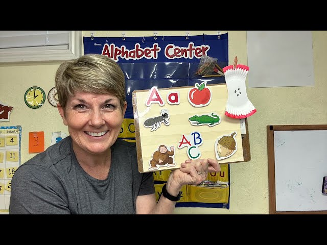 Aa is for apple #alphabet #preschoollearning