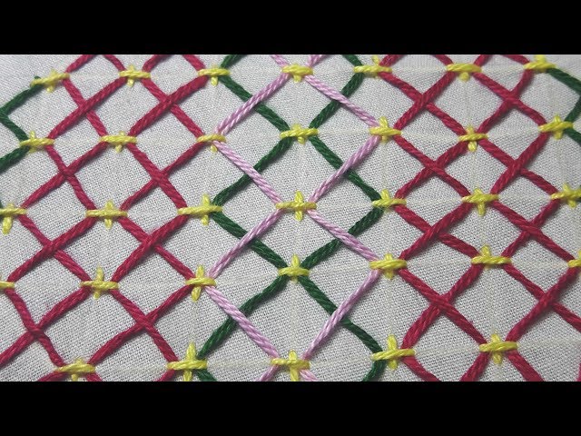 nakshi katha design part 02 |Nakshi Katha New Design video tutorial,hand embroidary