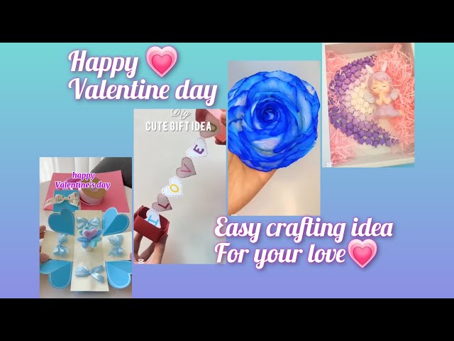 valentine crafting idea 💗 Handmade gift for your love #love #valentine #diy #papercraft