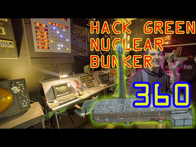 360VR HACK GREEN Nuclear Bunker FULL TOUR