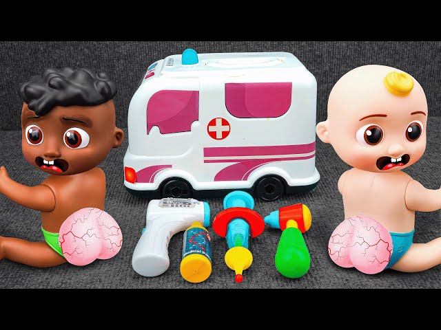 🔴LIVE: Doctor Toys with Pop COCOMELON Butt Ace ASMR | Satisfying Unboxing Ambulance Playset