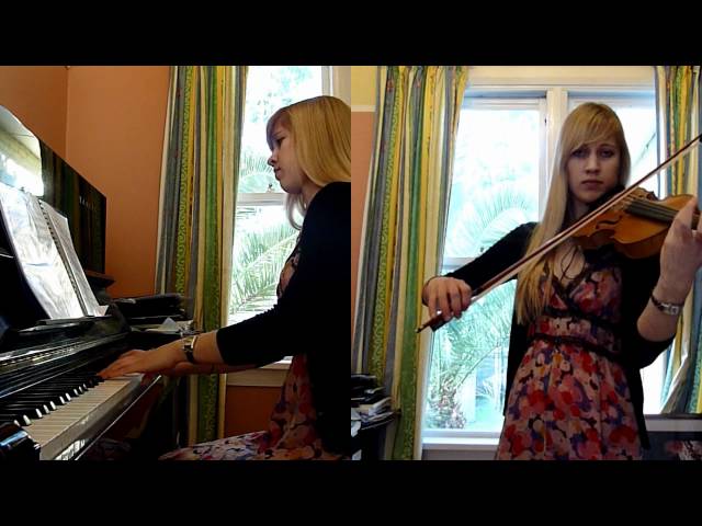 Lara plays Sky Theme (loosely Final Fantasy X 10) on piano & violin